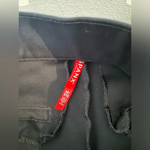Spanx The Perfect Black Pant Back Seam Ankle Skinny Pants Dressy Work Shaping 3X - Picture 10 of 11
